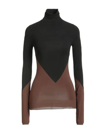 Philosophy Di Lorenzo Serafini Woman Turtleneck Black Size 8 Polyamide, Elastane In Black