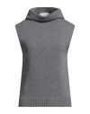 Philosophy Di Lorenzo Serafini Woman Turtleneck Grey Size 6 Wool, Silk, Cashmere In Gray