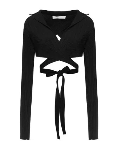 Philosophy Di Lorenzo Serafini Woman Wrap Cardigans Black Size 6 Viscose