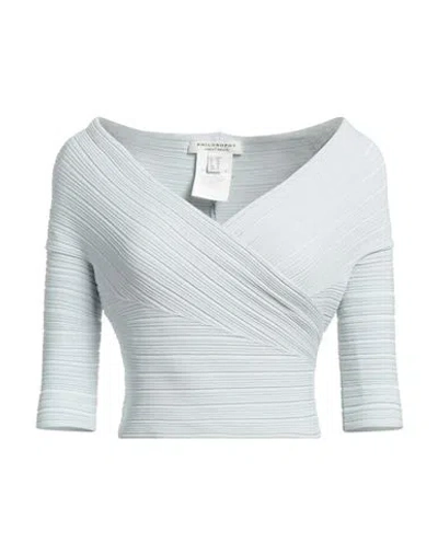 Philosophy Di Lorenzo Serafini Woman Wrap Cardigans Sky Blue Size 8 Viscose