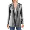 Philosophy Di Lorenzo Serafini Womens Plaid Notch Label Blazer In Multi