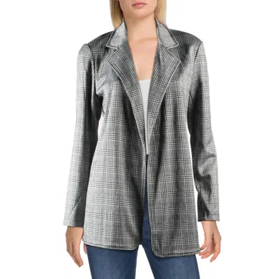 Philosophy Di Lorenzo Serafini Womens Plaid Notch Label Blazer In Multi
