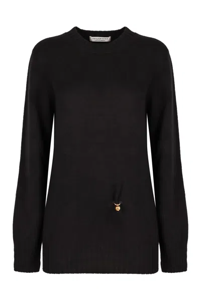 PHILOSOPHY DI LORENZO SERAFINI WOOL AND CASHMERE SWEATER