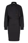 Philosophy Di Lorenzo Serafini Chic Wool-blend Asymmetric Shirt Dress