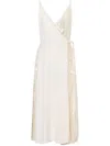 Philosophy Di Lorenzo Serafini Wrap Dress With Sequin Embellishment In Neutral