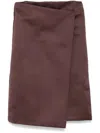 Philosophy Di Lorenzo Serafini Wrap Mini Dress In Purple