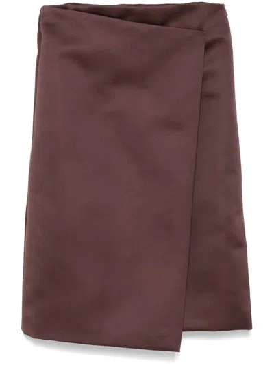 Philosophy Di Lorenzo Serafini Wrap Mini Dress In Purple