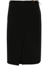 Philosophy Di Lorenzo Serafini Wrap Mini Skirt In 黑色