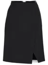 PHILOSOPHY DI LORENZO SERAFINI WRAP SKIRT