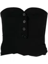 PHILOSOPHY DI LORENZO SERAFINI WRAPAROUND BUSTIER TOP