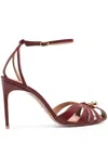 Philosophy Di Lorenzo Serafini X Malone Souliers Azzura 110mm Sandals In Red