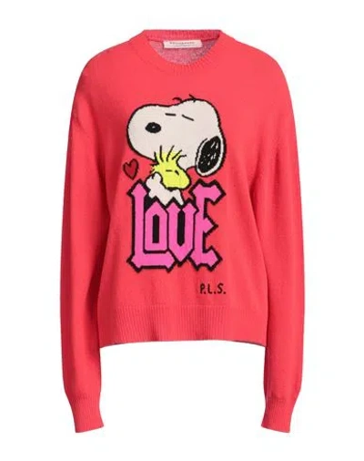 Philosophy Di Lorenzo Serafini X Peanuts Woman Sweater Red Size 8 Wool, Cashmere