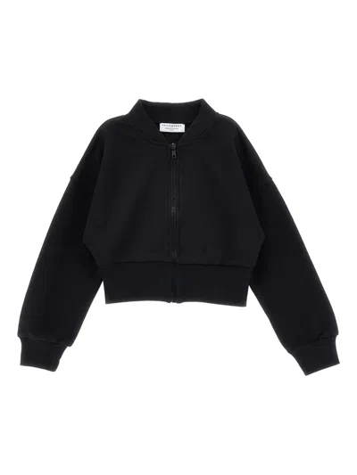 Philosophy Di Lorenzo Serafini Kids' Zip-front Bomber Jacket In Black