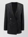 Philosophy Di Lorenzo Serafini Double-breasted Blazer Featuring Button Detailing In Black