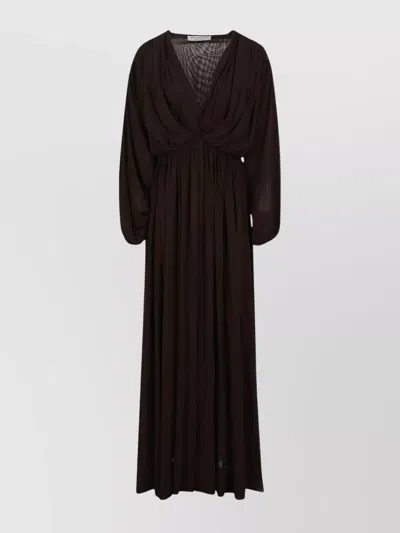 Philosophy Draped Balloon Sleeve Dress