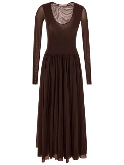 Philosophy Di Lorenzo Serafini Dress Woman In Brown