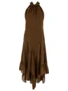 Philosophy Di Lorenzo Serafini Dress Woman In Brown