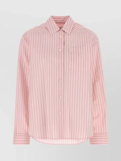 Philosophy Di Lorenzo Serafini Embroidered Chest Pocket Poplin Shirt