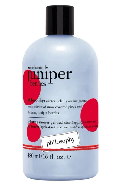 Philosophy Enchanted Juniper Berries Hydrating Shower Gel, Bubble Bath & Shampoo In No Color