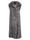 PHILOSOPHY PHILOSOPHY EXTRA LONG FAUX FUR VEST