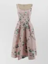 Philosophy Di Lorenzo Serafini Fitted Bodice Dress With Flared Skirt