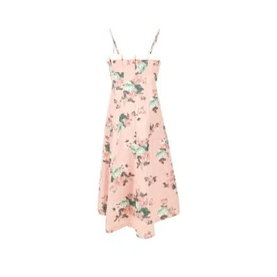 Philosophy Floral Print Taffetà Dress In Pink