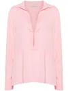Philosophy Oversized Shirt Look 43 In Pink & Purple