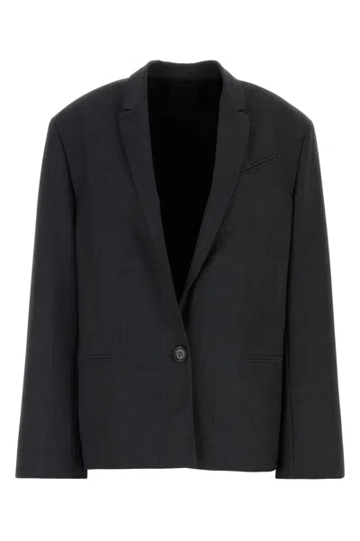 Philosophy Di Lorenzo Serafini Jersey Stretch Blazer Back Vent In Black