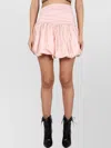 Philosophy Di Lorenzo Serafini High Waist Bubble Hem Mini Skirt In Pink
