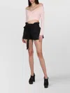 Philosophy Di Lorenzo Serafini High-waisted Shorts With Belted Waist