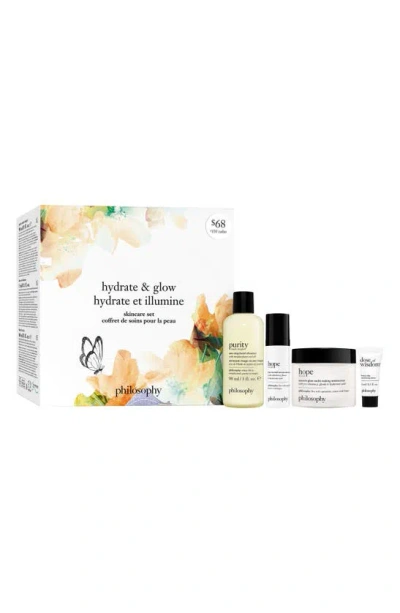 Philosophy Hydrate & Glow Skin Care Gift Set In White