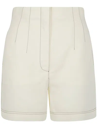 Philosophy Di Lorenzo Serafini Ivory Polyester Blend Pant In White