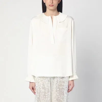 Philosophy Oversized Shirt Look 43 In Beige
