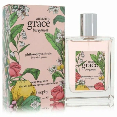 Philosophy Di Lorenzo Serafini Philosophy Ladies Amazing Grace Bergamot Edt Spray 4.0 oz Fragrances 3616302018970 In Orange