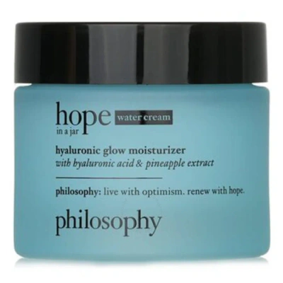 Philosophy Ladies Hope In A Jar Hyaluronic Glow Moisturizer 2 oz Skin Care 3616303153908 In White