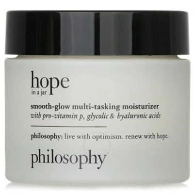 Philosophy Ladies Hope In A Jar Smooth-glow Multi-tasking Moisturizer 2 oz Skin Care 3616301782421 In White