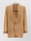 Philosophy Lapel Blazer With Sleeves And Pockets In Brown