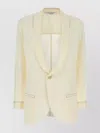 Philosophy Di Lorenzo Serafini Longline Shawl Lapel Blazer With Contrast Stitching