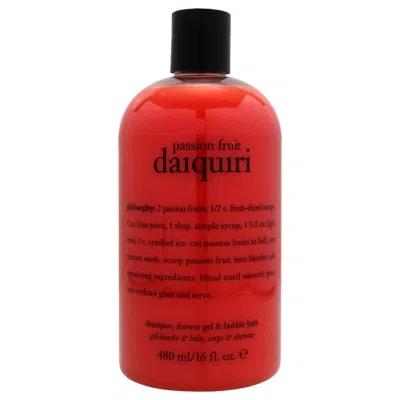 Philosophy Passion Fruit Daiquiri By  For Unisex - 16 oz Shampoo, Shower Gel And Bubble Bath In White