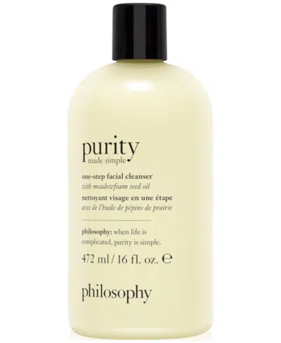 Philosophy Purity Made Simple One-step Facial Cleanser, 16 Oz. In No Color