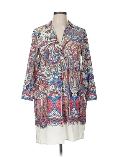 Pre-owned Philosophy Republic Clothing 3/4 Sleeve Blouse In White