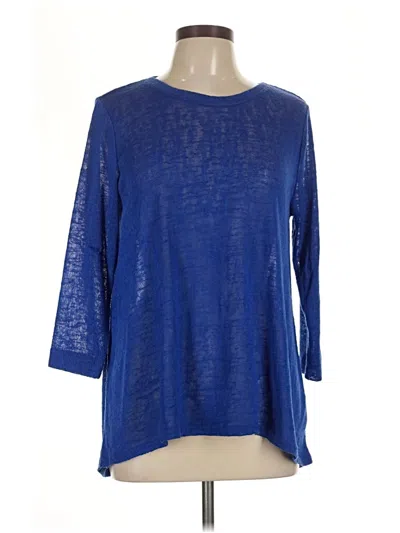 Pre-owned Philosophy Republic Clothing 3/4 Sleeve T-shirt In Blue