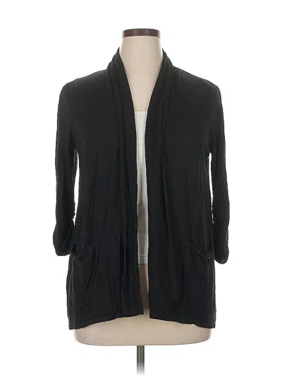 Pre-owned Philosophy Republic Clothing Cardigan Sweater In Black