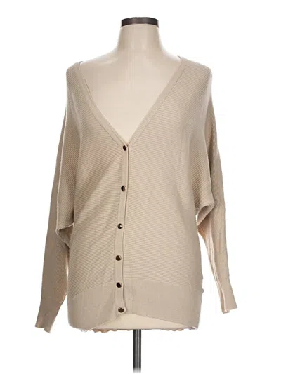 Pre-owned Philosophy Republic Clothing Cardigan Sweater In Tan
