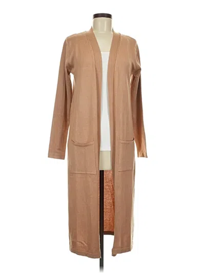 Pre-owned Philosophy Republic Clothing Cardigan Sweater In Tan