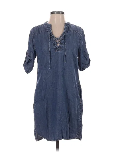 Pre-owned Philosophy Republic Clothing Casual Dress In Blue