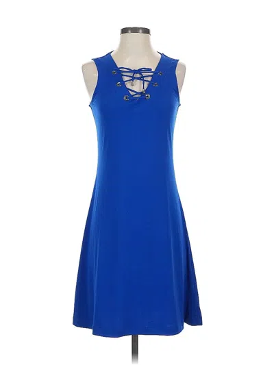 Pre-owned Philosophy Republic Clothing Casual Dress In Blue