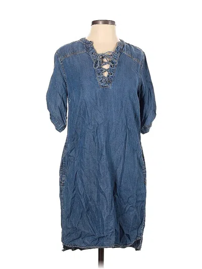 Pre-owned Philosophy Republic Clothing Casual Dress In Blue