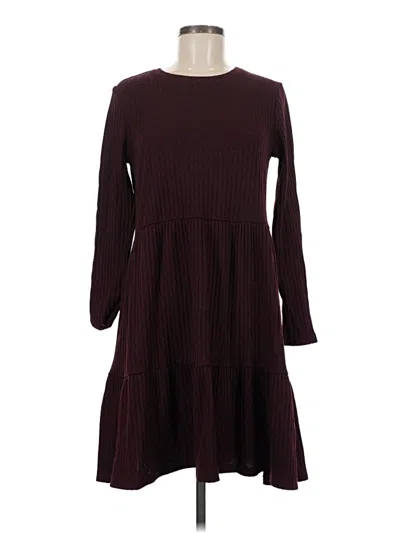 Pre-owned Philosophy Republic Clothing Casual Dress In Burgundy