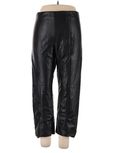 Pre-owned Philosophy Republic Clothing Faux Leather Pants In Black